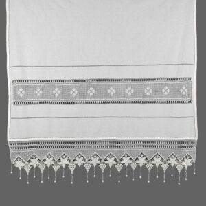 κουρτίνα 027 (40cm x 80cm) λευκό με τούνελ