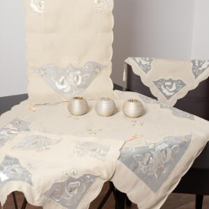 Σετ 7 τεμαχίων (90cm x 90cm 40cm x 110cm 2x60cm x 60cm 2x 40cm x 40cm 140cm x 140cm) 05 μπεζ