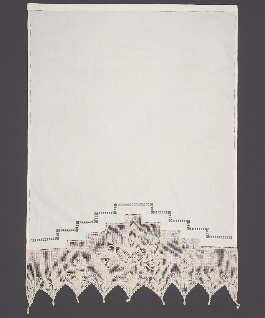 κουρτίνα 075 (50cm x 100cm) ecru με τούνελ