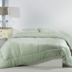 Κουβερτοπάπλωμα solid (240cm x 260cm) light green