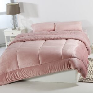 Κουβερτοπάπλωμα solid (240cm x 260cm) old rose