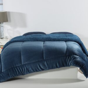 Κουβερτοπάπλωμα solid (240cm x 260cm) navy