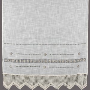 κουρτίνα 1706 (140cm x 260cm) λευκό με τούνελ