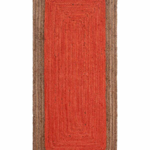 Χαλί γιούτα 1708 (70cm x 160cm) teracotta