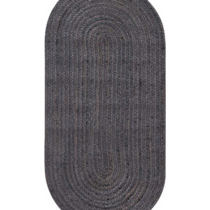 Χαλί γιούτα 1751 (60cm x 130cm) dark grey
