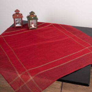 χριστουγεννιάτικο τραπεζομάντηλο (140cm x 180cm) 2448 κόκκινο