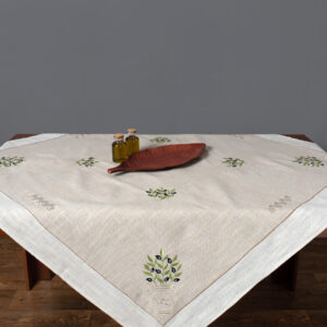 Τραπεζοκαρέ 2625 (135cm x 135cm) μαύρη ελιά