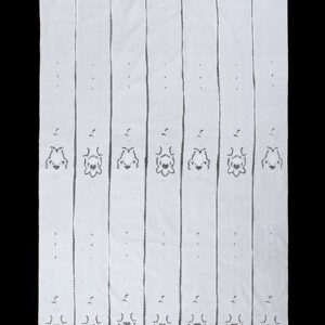 κουρτίνα 329 (210cm x 270cm) λευκή με τούνελ