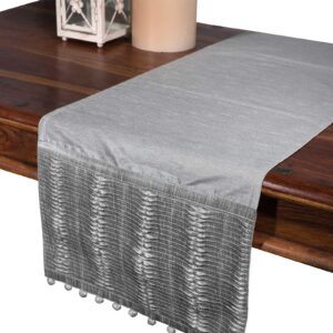 τραβέρσα (40cm X 170cm) 3819 πλισέ γκρι