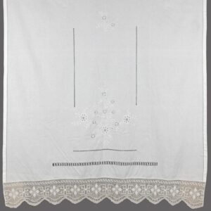 κουρτίνα 4878A (150cm x 180cm) λευκό με τούνελ