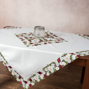 Σατέν κοφτό τραπεζοκαρέ (135cm x 135cm) 5000 not full