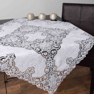 Καρέ (90cm x 90cm) 5102 λευκό