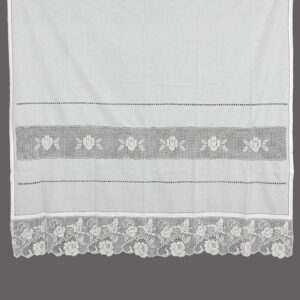 κουρτίνα 5119 (140cm x 260cm) λευκή με τούνελ