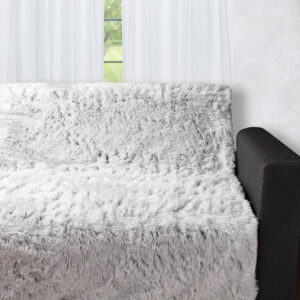 Διακοσμητικό μαλλιαρό ριχτάρι 5336 (145cm x 195cm) δίχρωμο/γκρί βάση