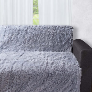Διακοσμητικό μαλλιαρό ριχτάρι 5336 (145cm x 195cm) γκρί