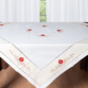 χριστουγεννιάτικο τραπεζοκαρέ ( 135cm x 135cm) 5911