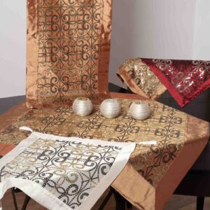 Σετ 4 τεμαχίων ((90cm x 90cm 40cm x 110cm 2x40cm x 40cm ) 6309 χρυσό