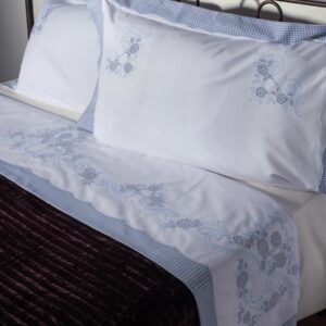 ΧΕΙΡΟΠΟΙΗΤΟ ΣΕΝΤΟΝΙ 644-1 ΤΡΙΩΝ ΤΕΜΑΧΙΩΝ (225CM X 270CM) ΣΙΕΛ