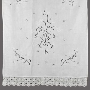 κουρτίνα 664 (120cm x 150cm) λευκό με τούνελ