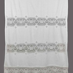 κουρτίνα 674 (40cm x 80cm) λευκό με τούνελ