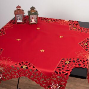 χριστουγεννιάτικο τραπεζοκαρέ (140cm x 140cm) 8213 star
