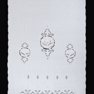 κουρτίνα 907179 (210cm x 300cm) λευκή με τούνελ