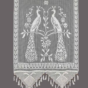 κουρτίνα 99/6 (130cm x 240cm) λευκό με τιράντα