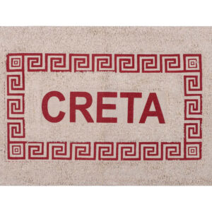 Πατάκι μαίανδρος Κρήτη (50cm x 80cm) κόκκινο