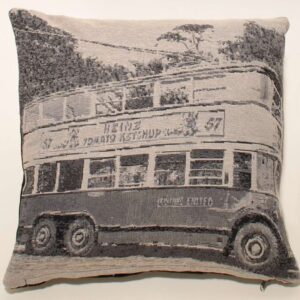 ΜΑΞΙΛΑΡΟΘΗΚΗ (45cm x 45cm) ENGLISH BUS BLACK
