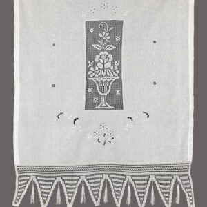 κουρτίνα GXFBG (160cm x 160cm) λευκό με τούνελ