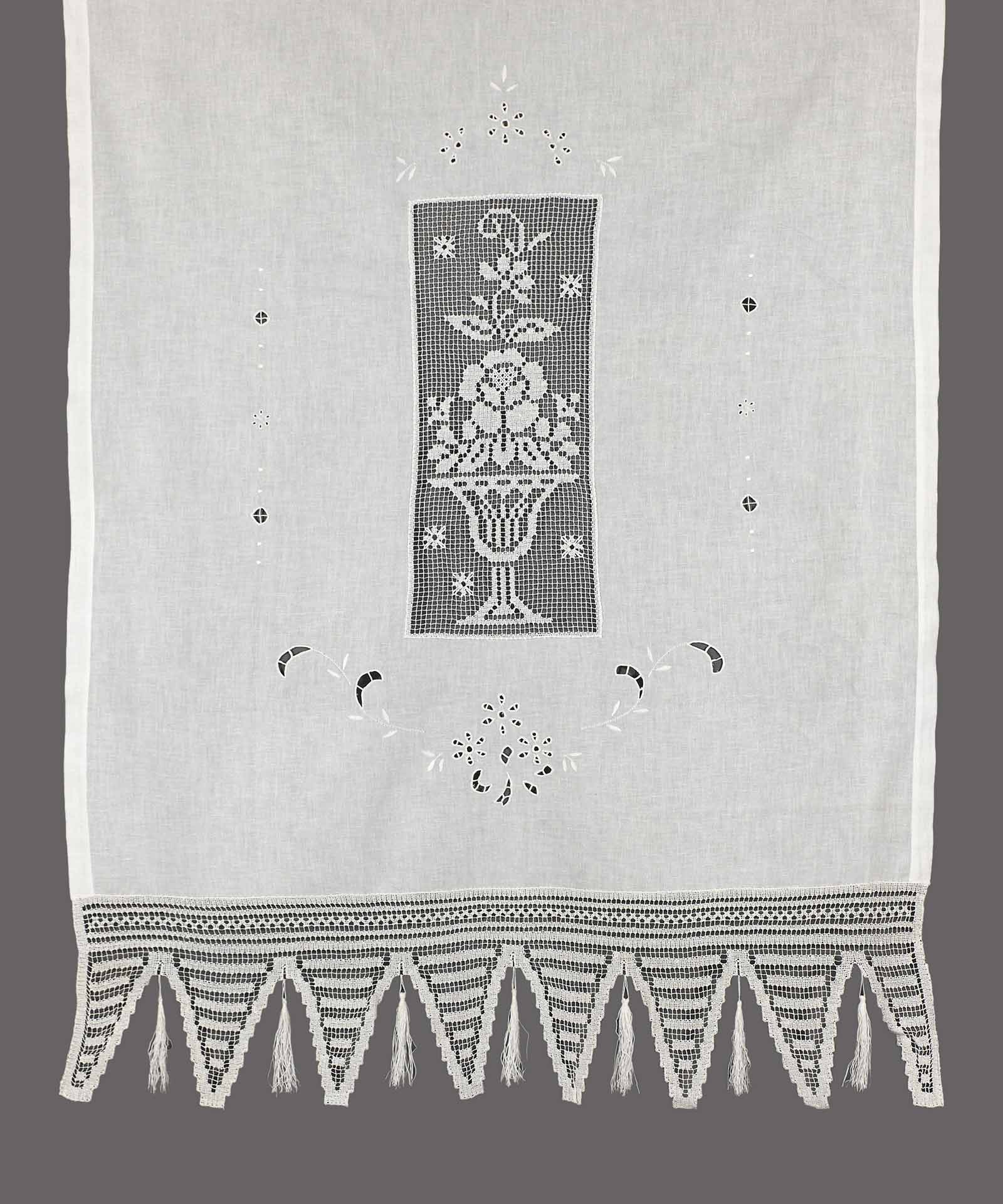 κουρτίνα GXFBG (200cm x 270cm) λευκό με τούνελ