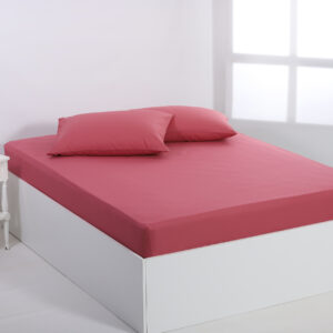 Βαμβακερό σεντόνι essentials (225cm x 267cm) baroque rose