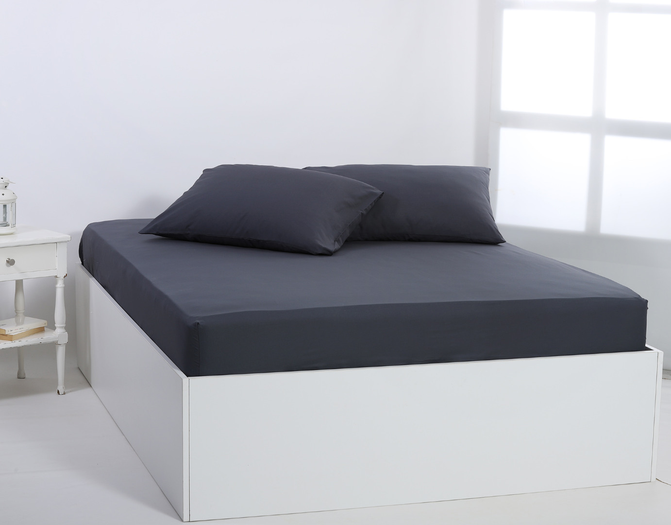 Βαμβακερό σεντόνι essentials (165cm x 200cm + 35cm) turbulence