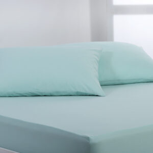 Βαμβακερό σετ μαξιλαροθήκες essentials (52cm x 72cm ) misty jade