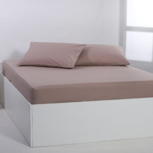 Βαμβακερό σεντόνι essentials (165cm x 267cm) mashroom