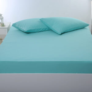 Σεντόνι με λάστιχο jersey (180cm x 200cm + 35cm) sea green