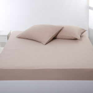 Σεντόνι με λάστιχο jersey (160cm x 200cm + 35cm) dark beige