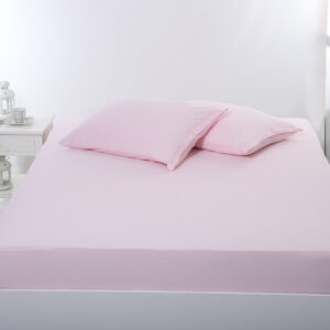 Σεντόνι με λάστιχο jersey (180cm x 200cm + 35cm) pink