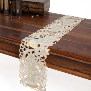 χριστουγεννιάτικη τραβέρσα (20cm x 150cm) rxh500056 ivory
