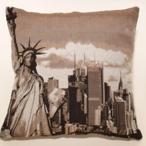 ΜΑΞΙΛΑΡΟΘΗΚΗ (45cm x 45cm) STATUE OF LIBERTY BROWN