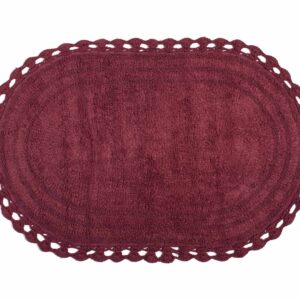 ΠΑΤΑΚΙ OVAL (60CM X 100CM) BURGUNDY