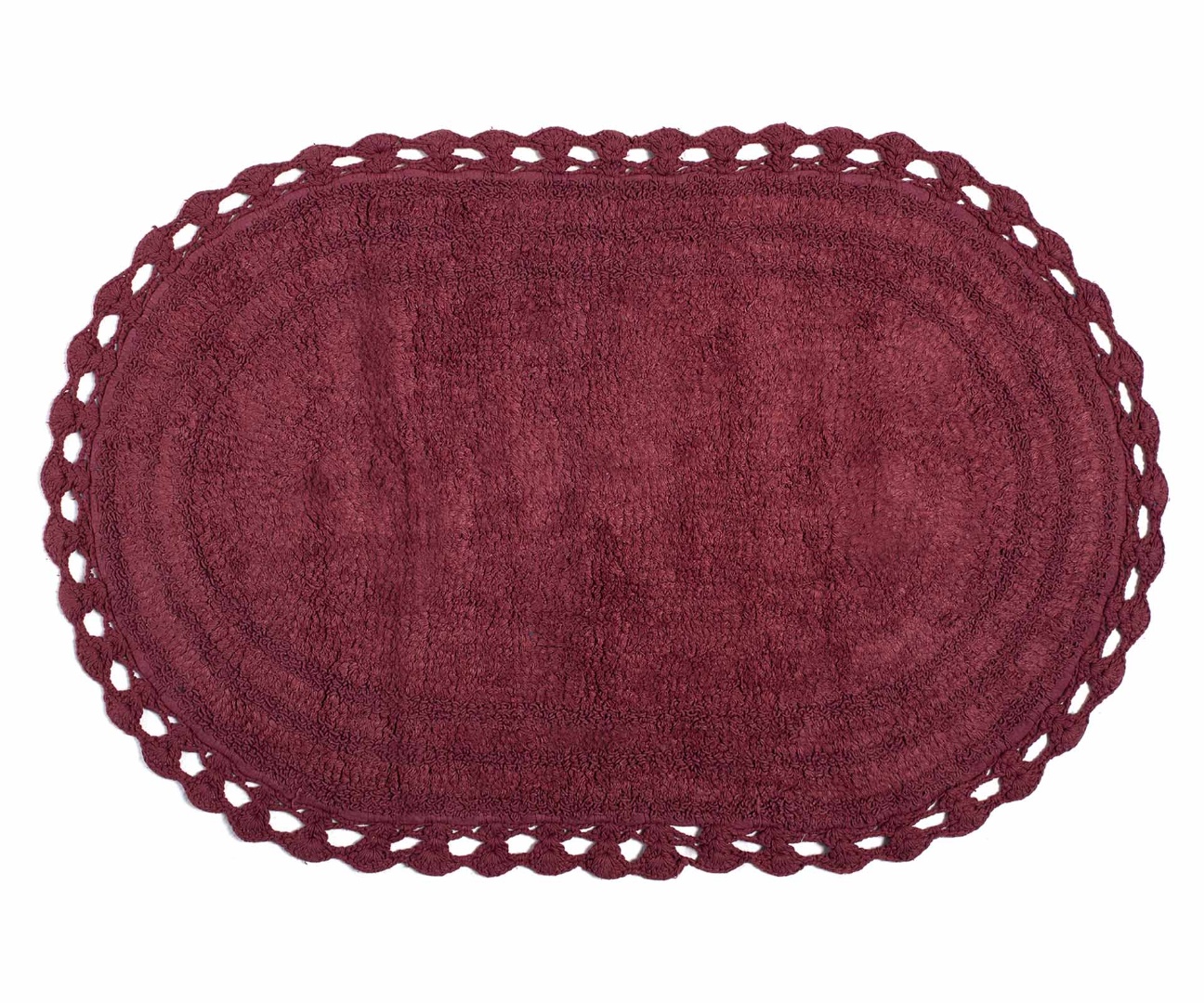 ΠΑΤΑΚΙ OVAL (60CM X 100CM) BURGUNDY