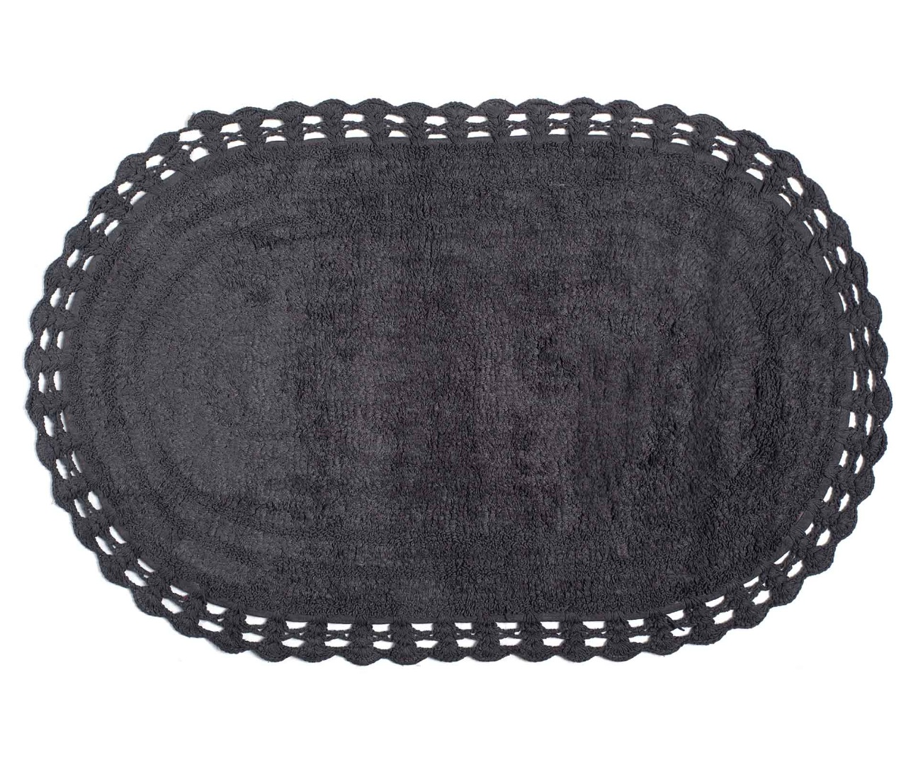 ΠΑΤΑΚΙ OVAL (70CM X 140CM) ΣΚΟΥΡΟ ΓΚΡΙ