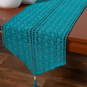 Πλεκτή τραβέρσα c210 (32cm x 160cm) seagreen