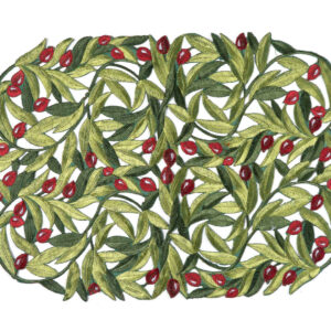 Σουπλά 2352 (35cm x 50cm) κόκκινη ελιά oval