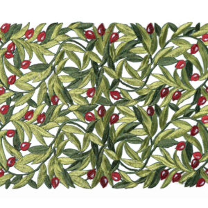 Σουπλά 2352 (35cm x 50cm) κόκκινη ελιά