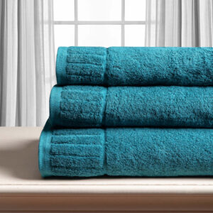 Βαμβακερή πετσέτα ΜΕΛΩΔΙΑ 600gsm (40cm x 60cm) teal