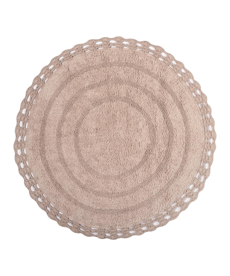 Πατάκι στρογγυλό ( 70cm ) linen