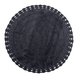 Πατάκι στρογγυλό ( 70cm ) ανθρακί