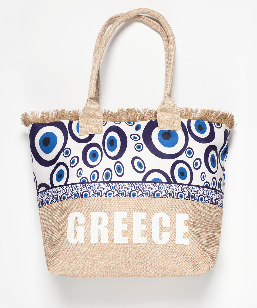 Τσάντα με χερούλι (49cm x 15cm x 34cm) μάτι 1 GREECE